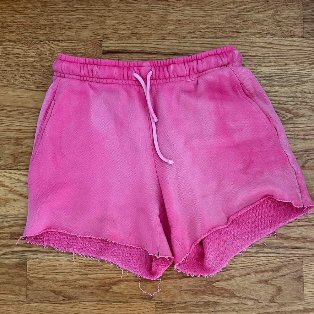 Cotton Citizen Pink Athletic Shorts